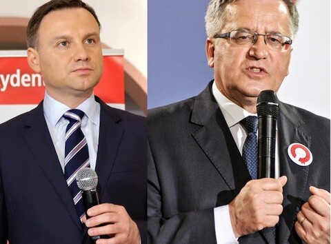 Duda przed Komorowskim, będzie druga tura