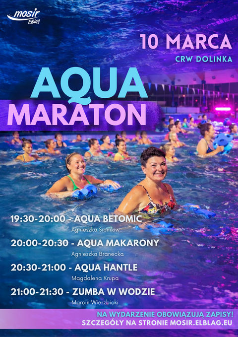 Aqua Maraton, czyli 120 minut ruchu w wodzie