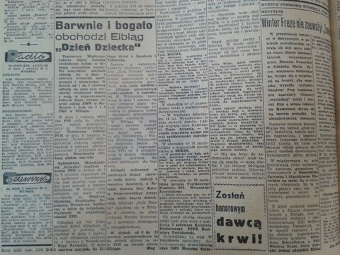Barwnie i bogato obchodzi Elbląg Dzień Dziecka