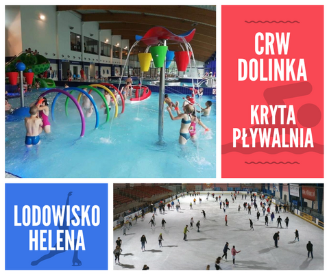 Baseny i lodowisko w czasie świąteczno-noworocznym