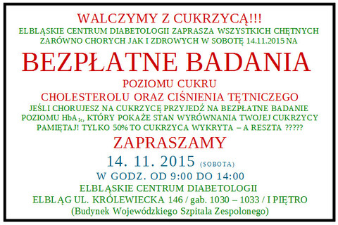Biała sobota - zbadaj poziom cukru