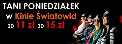 Bilet do kina po 11 zł… Gdzie? W Kinie Światowid!