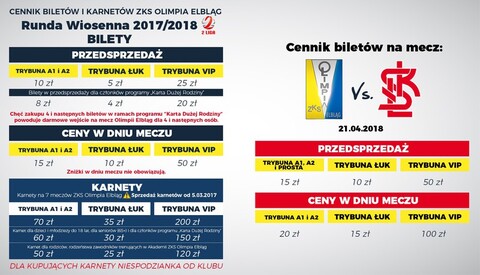 Bilety i karnety na Olimpię już w sprzedaży