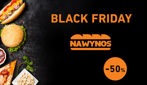 Black Friday w NaWynos! Dania 50% taniej.