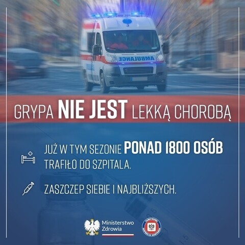Blisko 1000 chorych na grypę w Elblągu i w powiecie