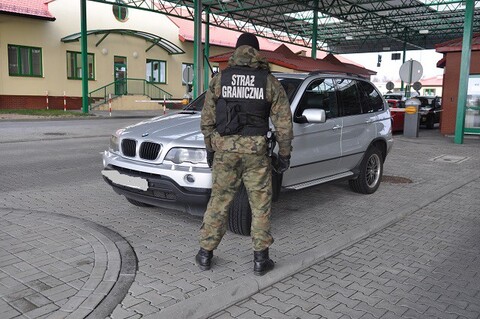 BMW X5 zatrzymane na granicy