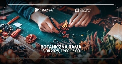 Botaniczna rama w Bibliotece Elbląskiej