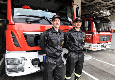 Bracia strażacy ognia razem nie gaszą