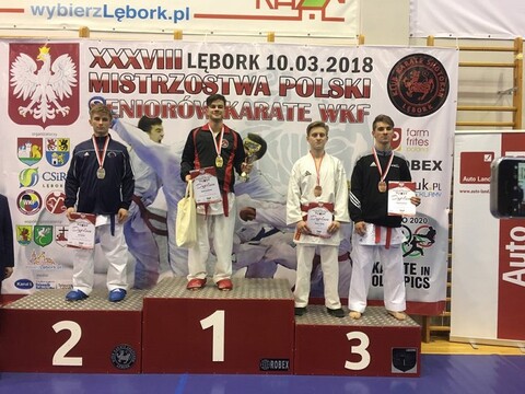 Brązowy medal dla Mateusza Zamojcina (karate) 