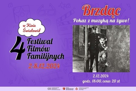Brzdąc z muzyką na żywo na otwarcie Festiwalu Filmów Familijnych