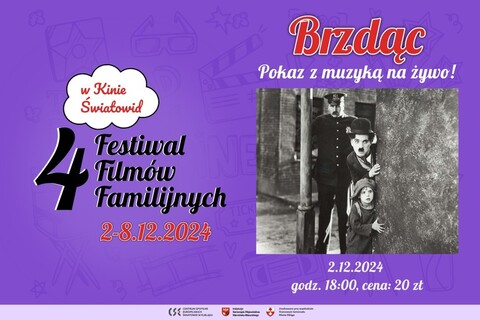 Brzdąc z muzyką na żywo na otwarcie Festiwalu Filmów Familijnych