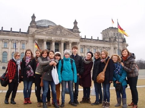 Elbląska młodzież w Brukseli i Berlinie