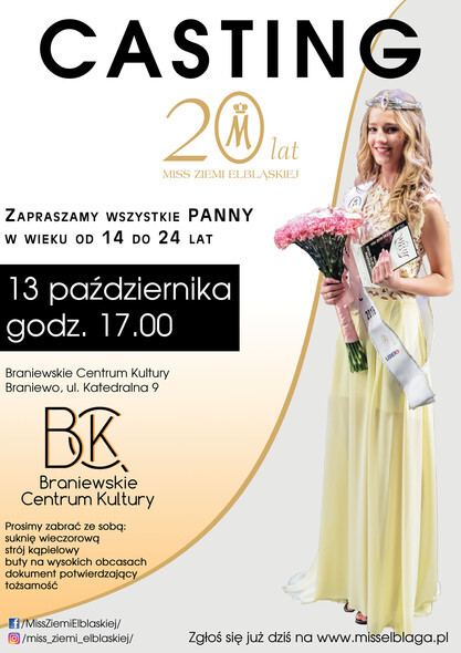 Casting Miss Ziemi Elbląskiej w Braniewie