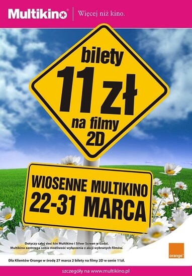 Ceny w Multikinie topnieją na wiosnę