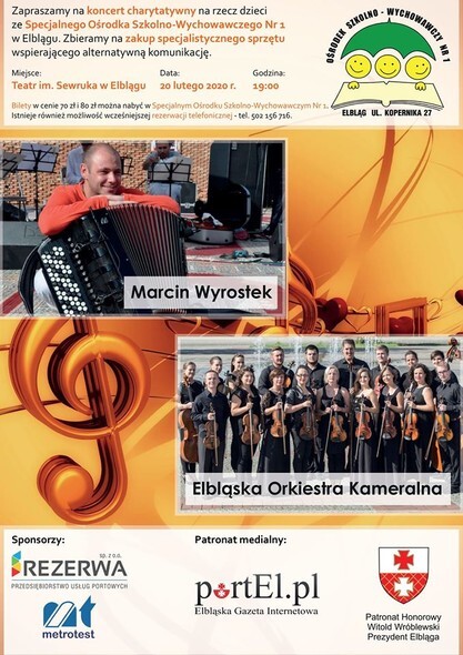 Charytatywny koncert na rzecz SOSW nr 1 w Elblągu