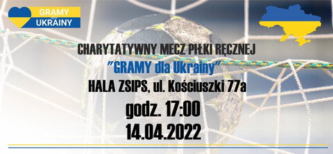 Charytatywny mecz piłki ręcznej „Gramy dla Ukrainy”