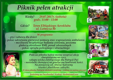 Charytatywny pikinik dla Patrycji Paź
