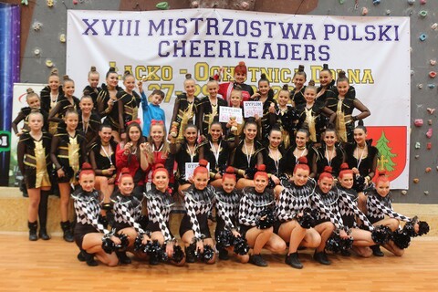 Cheerleaderki z Elbląga w czołówce Polski
