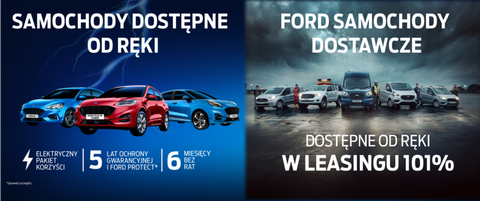 Czas atrakcyjnych ofert w salonach Ford Gołębiewski