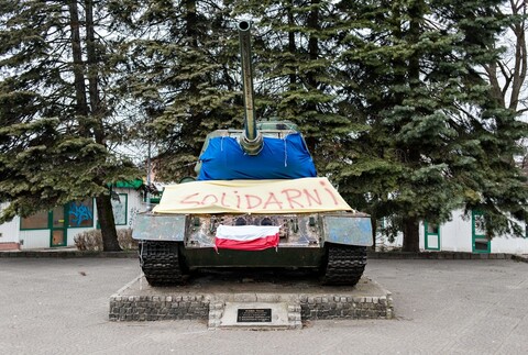 Czołg solidarności z Ukrainą