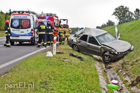 Dachowanie opla na berlince