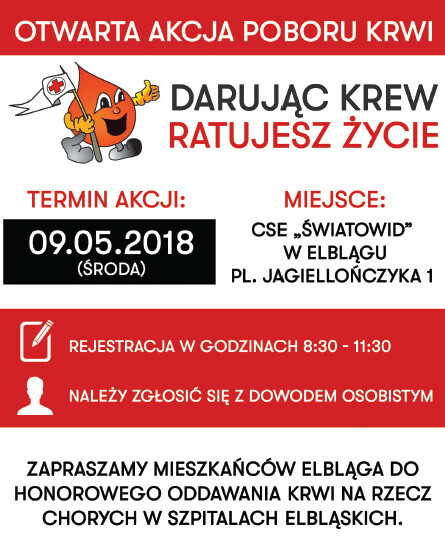 Darując krew, ratujesz życie
