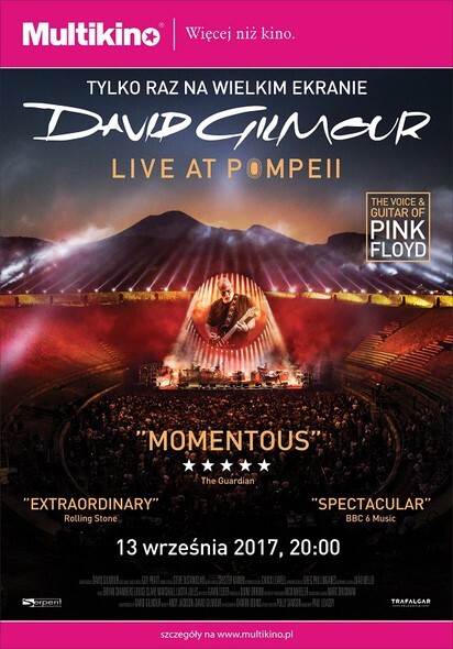 David Gilmour – Live at Pompeii już wkrótce w Multikinie