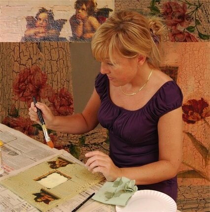 Decoupage w bibliotece