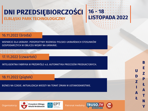 Dni Przedsiębiorczości w Elbląskim Parku Technologicznym