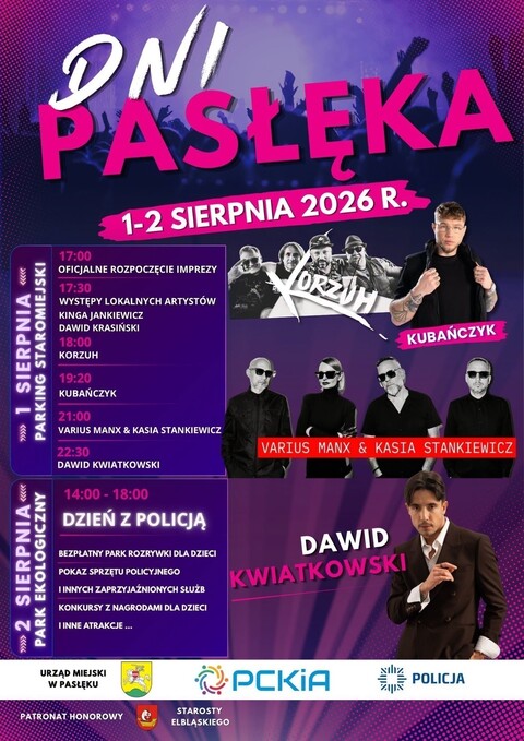Kwiatkowski i Varius Manx na Dni Pasłęka