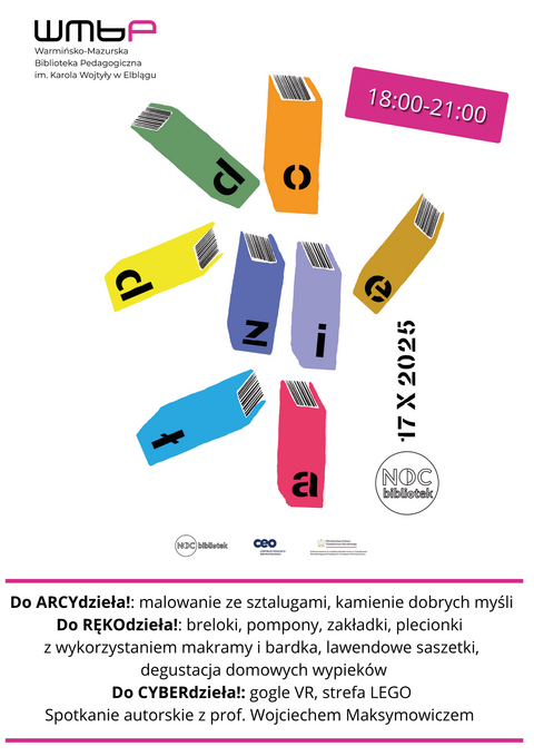 „Do dzieła!” – Noc Bibliotek w Warmińsko-Mazurskiej Bibliotece Pedagogicznej