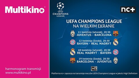 Do Multikina na Ligę Mistrzów!