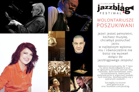 Dołącz do jazzblągowej ekipy! Wolontariusze poszukiwani