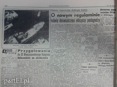 Doroczny popis uczniów PPSM w Elblągu