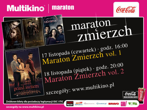 Dwa maratony sagi Zmierzch