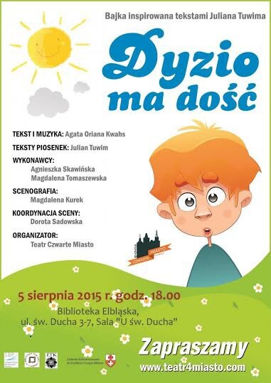„Dyzio ma dość” - spektakl dla dzieci