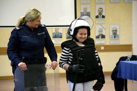 Dzieci odwiedziły elbląską komendę policji