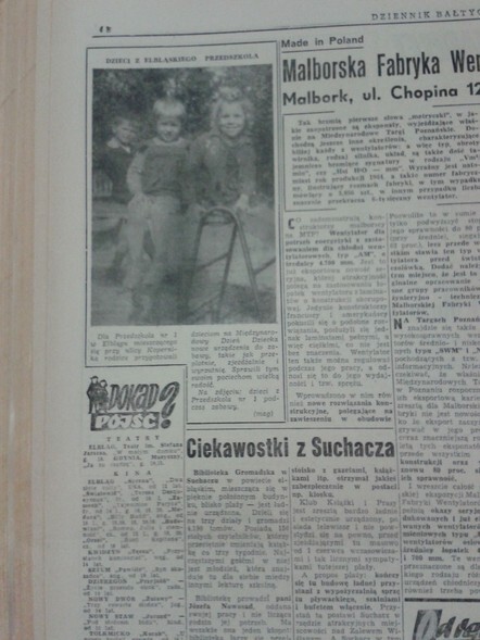 Dzieci z elbląskiego przedszkola