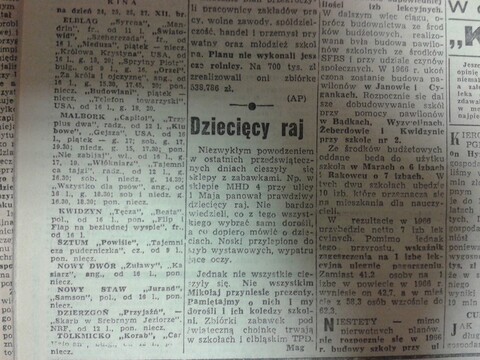 Dziecięcy raj