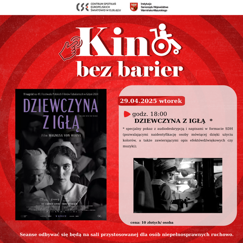 Dziewczyna z igłą w Kinie bez barier