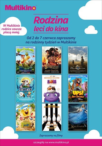 Dziewięć filmów w ofercie Rodzina leci do kina