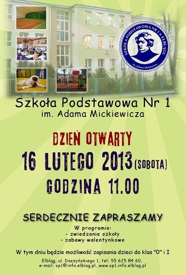 Dziś dni otwarte w SP 1