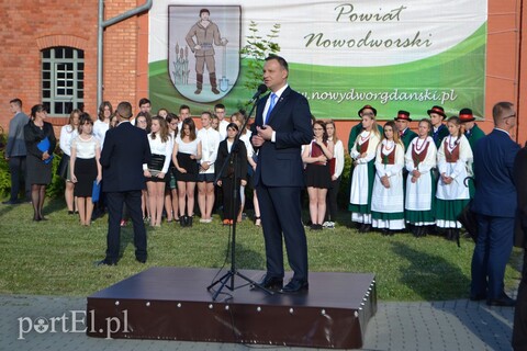 Prezydent Duda chwalił Żuławy
