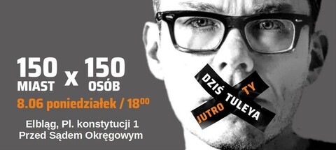 Dziś Tuleya, jutro ty. Manifestacja pod sądem