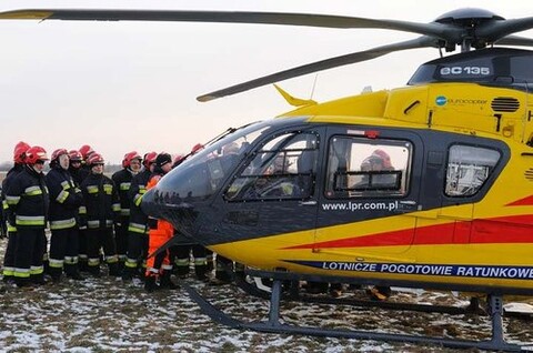 Latający ratownicy szkolili strażaków