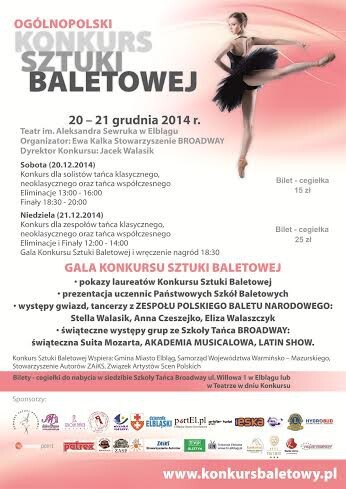 Elbląg gospodarzem II Ogólnopolskiego Konkursu Sztuki Baletowej