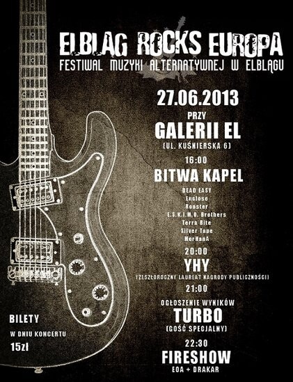 Elbląg Rocks Europa już dziś