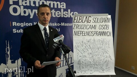 Elbląg solidarny, Sejm nie