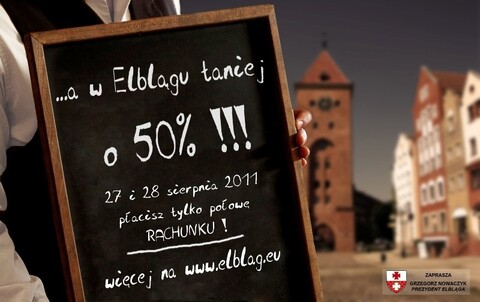 Elbląg za pół ceny