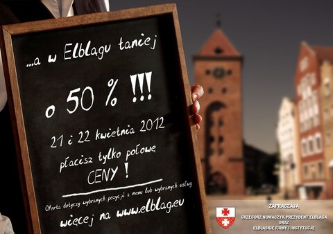 Elbląg za pół ceny